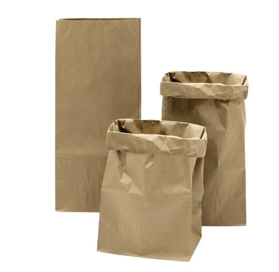 Rico Design Paper Poetry Maxi-Blockbodenbeutel S 41x18x12cm 3 Stück Blockbodenbeutel natur