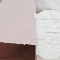 Rico Design Papieranhänger L 24 Stück puder rosa 4,5x8cm
