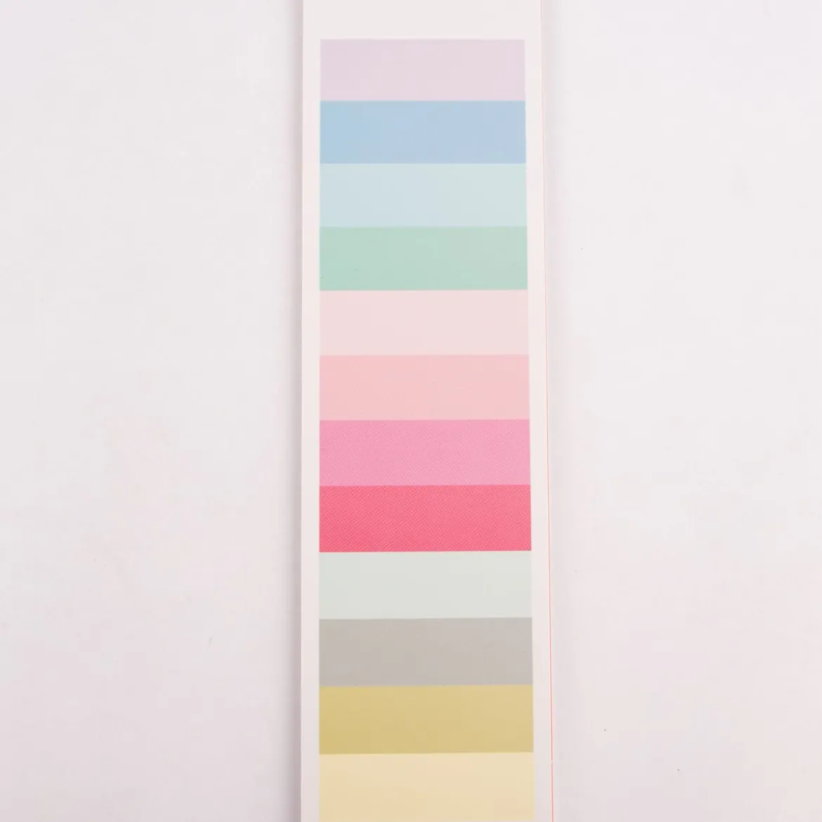Rico Design Papierstreifen Rainbow bunt pastell 12 Stück 44x7cm