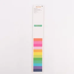 Rico Design Papierstreifen Rainbow bunt classic 12 Stück 44x7cm