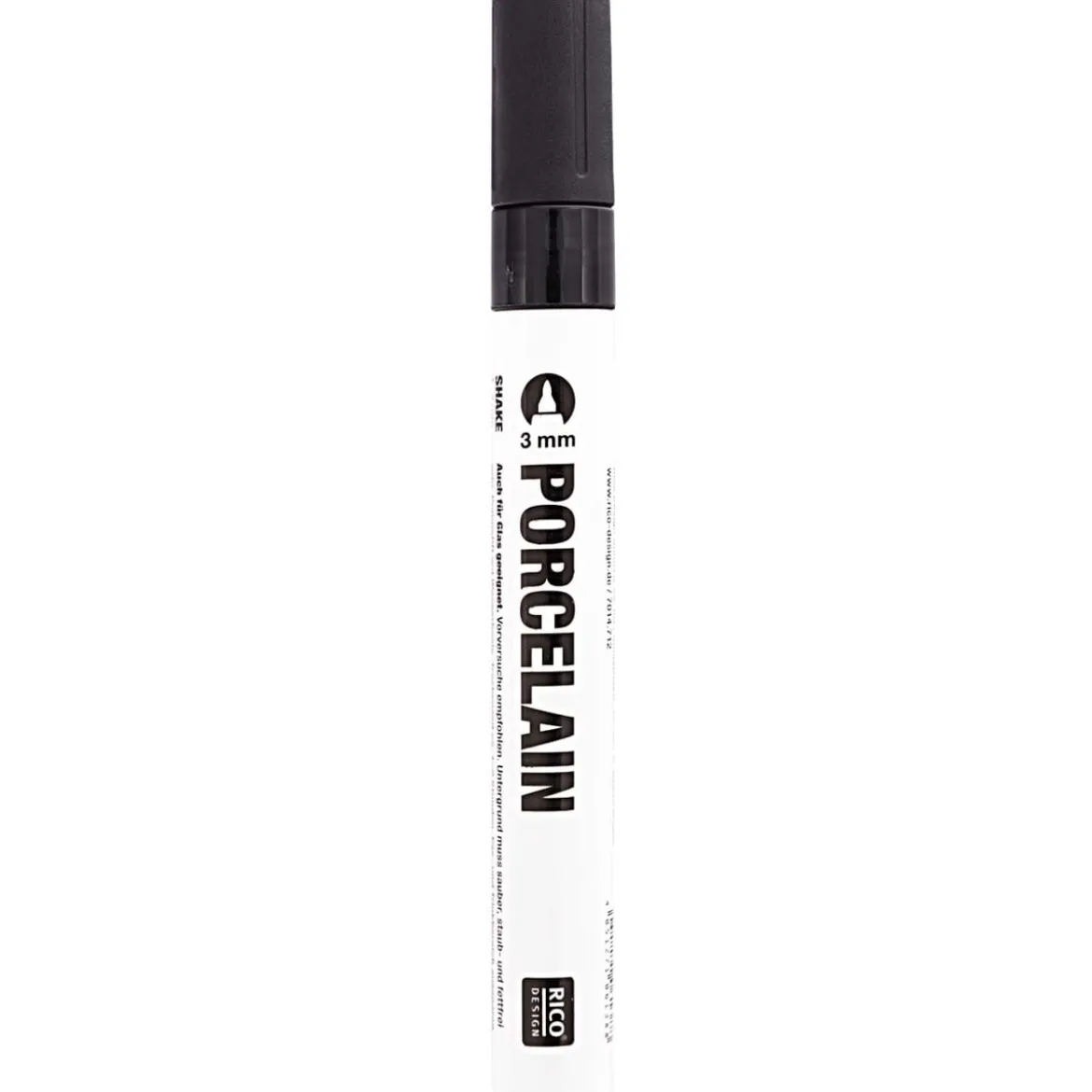 Rico Design Porzellanmarker Porzellanstift 3mm schwarz