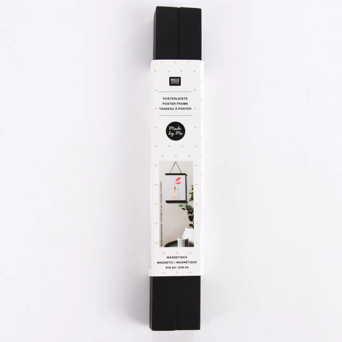 Rico Design Posterleiste magnetisch schwarz A4 21,2cm