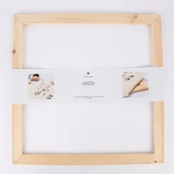 Rico Design Punch Needle Stickrahmen aus Holz quadratisch 45x45cm