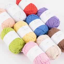 Rico Design Ricorumi Twinkly Twinkly Häkelgarn mit Glitzerfaden dk 25g verschiedene Farben
