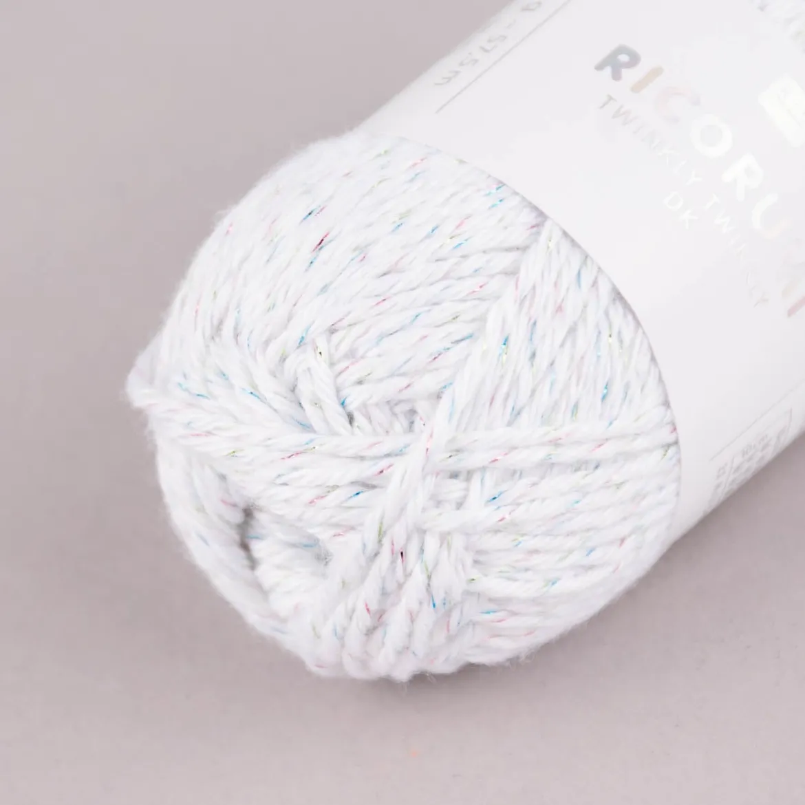 Rico Design Ricorumi Twinkly Twinkly Häkelgarn mit Glitzerfaden dk 25g verschiedene Farben