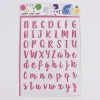 Rico Design Schablone Alphabet Schreibschrift selbstklebend 18,5x24,5cm
