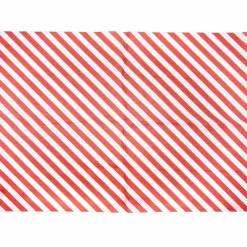 Rico Design Seidenpapier Streifen rot weiß 50x70cm 5 Bogen