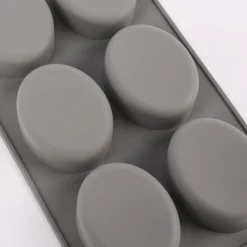 Rico Design Seifengießform oval für 6 Stück 7,5x6x2,5cm