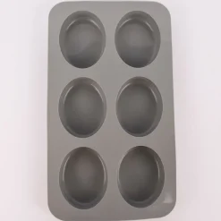 Rico Design Seifengießform oval für 6 Stück 7,5x6x2,5cm