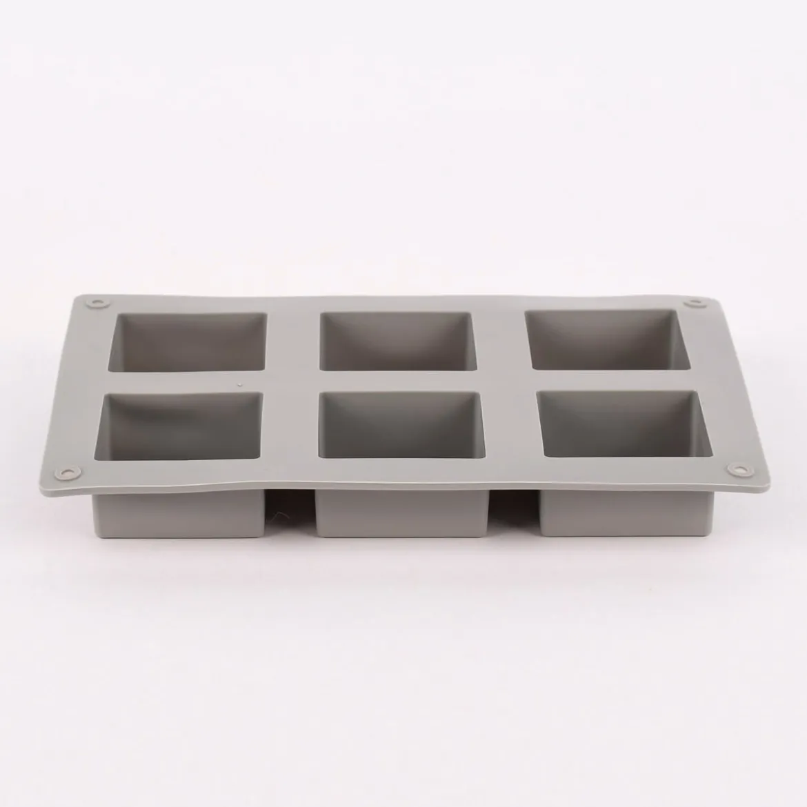 Rico Design Seifengießform quadratisch für 6 Stück 5x5x2,5cm