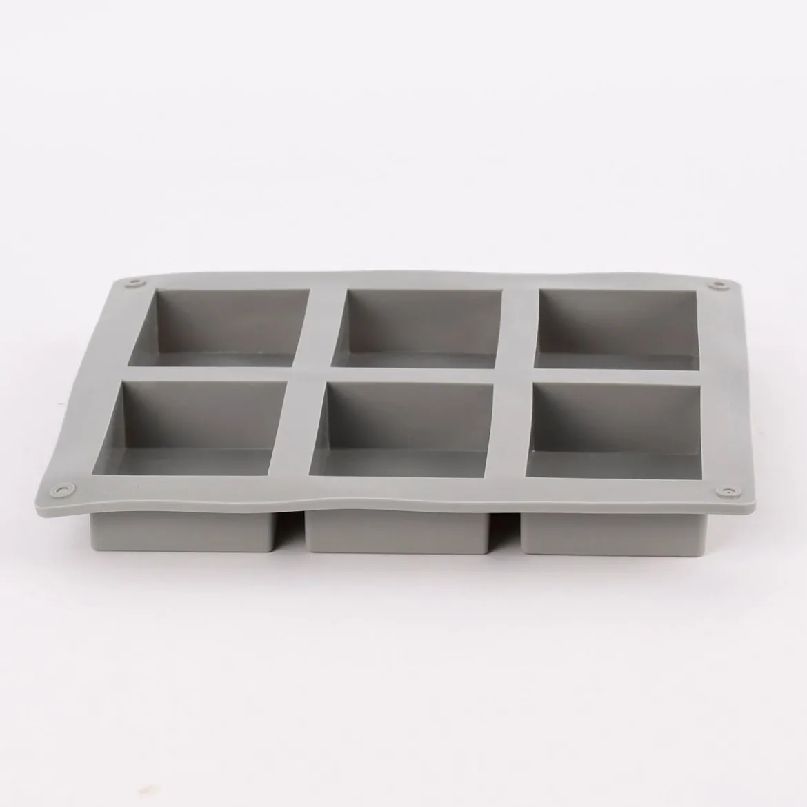 Rico Design Seifengießform rechteckig für 6 Stück 5,5x8x2,5cm