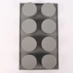 Rico Design Seifengießform rund für 8 Stück 5,7x3cm