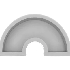Rico Design Silikonform Kerzengießform Regenbogen flach 11,8x6,9x3cm