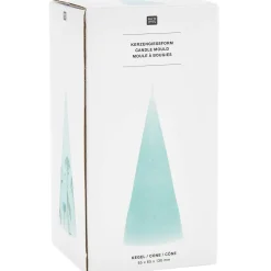Rico Design Silikonform Kerzengießform Kegel 7,5x7,5x15cm
