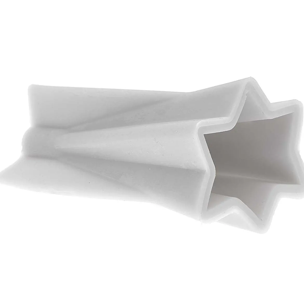 Rico Design Silikonform Kerzengießform Sternenkegel 7x7x13,5cm
