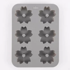Rico Design Silikonform Kirschblüte für 6 Stück 6,5x6,5cm