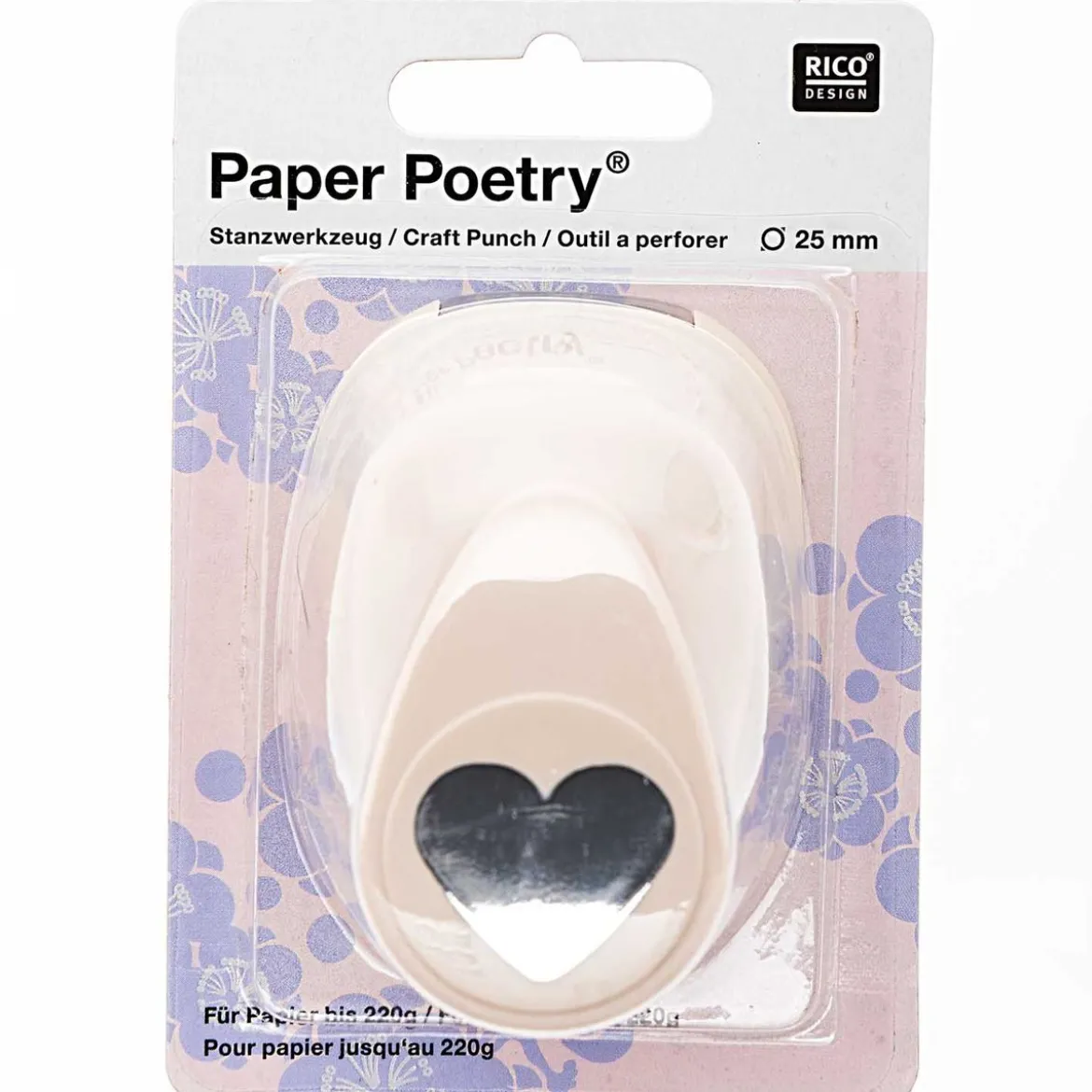 Rico Design Stanzer Herz 2,5cm