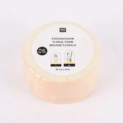 Rico Design Steckschaum für Trockenblumen creme 7x7,5x4cm
