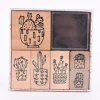Rico Design Stempelset Hygge Cactus 7teilig