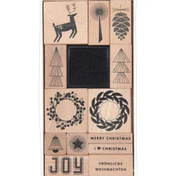 Rico Design Stempelset I love Christmas 14teilig