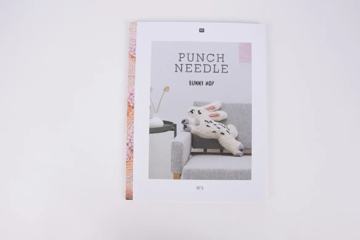 Rico Design Stickbuch Punch Needle No. 2 Bunny Hop