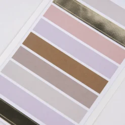 Rico Design Sticker Punkte und Streifen Mauve 4 Blatt 34 Stück
