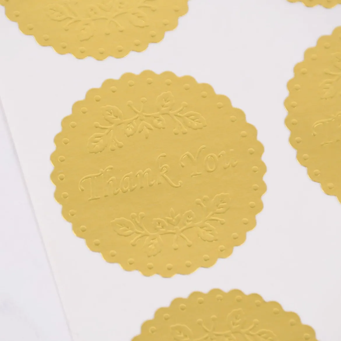 Rico Design Sticker Thank You 28 Stück verschiedene Farben