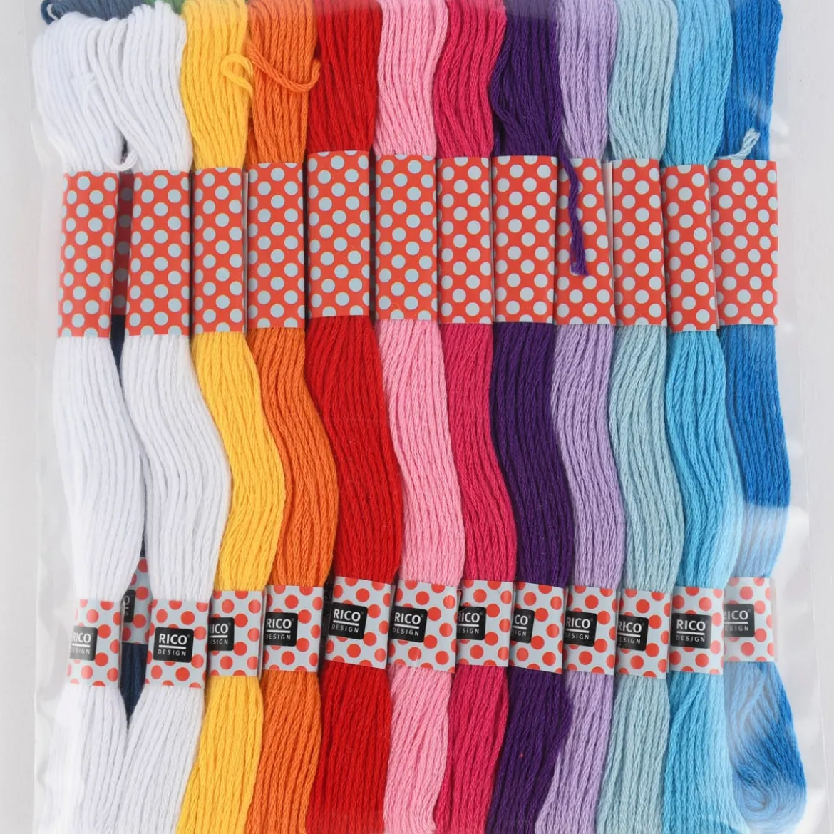 Rico Design Stickgarn Set Basic 24teilig