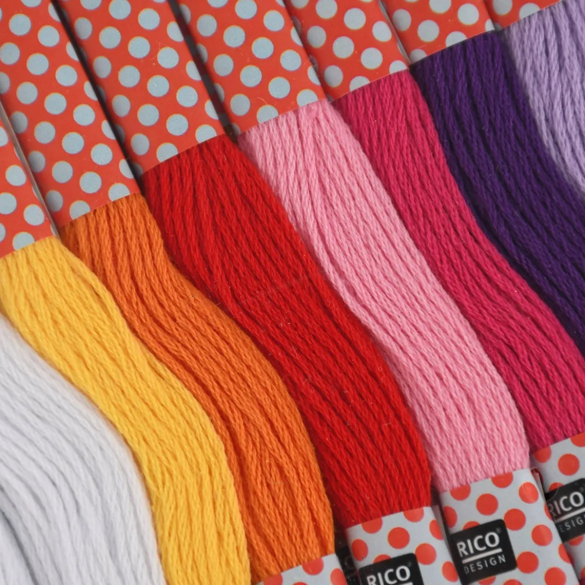 Rico Design Stickgarn Set Basic 24teilig