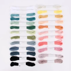 Rico Design Stickgarn Set Multicolour Pastell 24teilig
