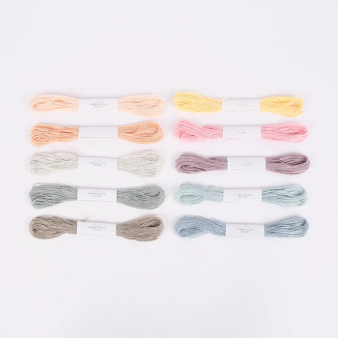 Rico Design Stickgarn Set Pastell 10teilig