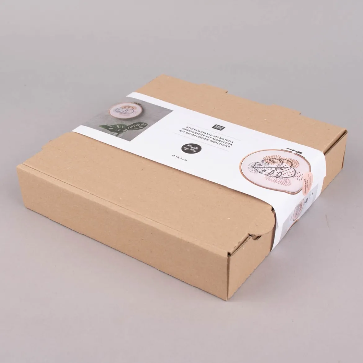 Rico Design Stickpackung Monstera 15,5cm