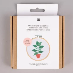 Rico Design Stickpackung Pflanze 10cm