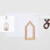 Rico Design Stickpackung Weihnachtshaus gezählter Kreuzstich 9x18cm