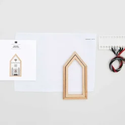 Rico Design Stickpackung Weihnachtshaus gezählter Kreuzstich 9x18cm