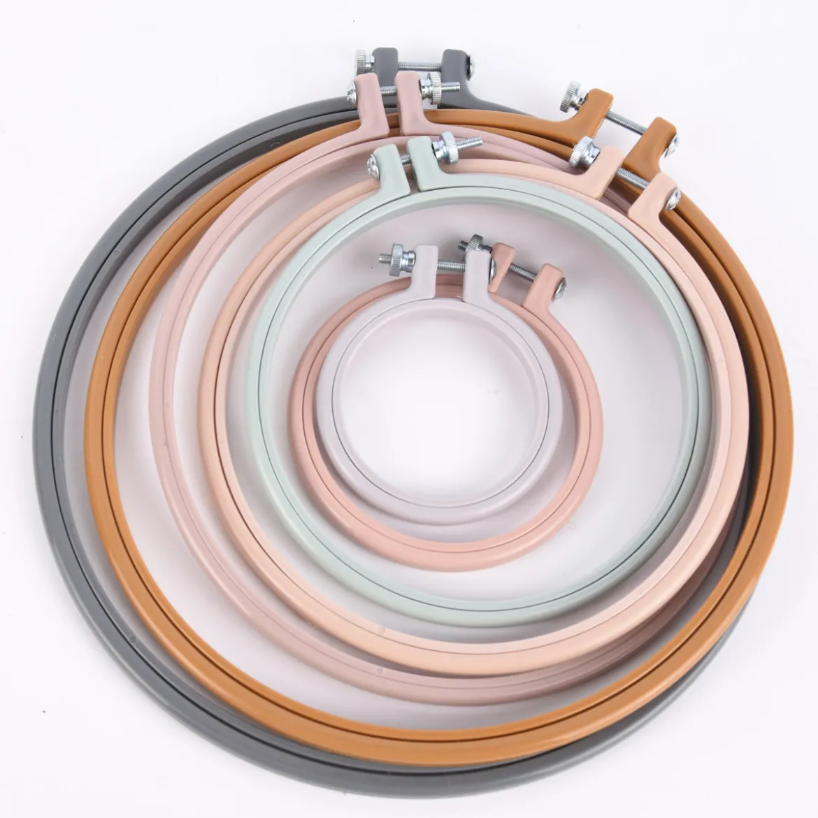 Rico Design Stickring aus Kunststoff mauve 20,3cm