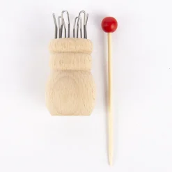 Rico Design Strickliesel mit Nadel Holz 7cm