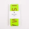 Rico Design Taftband Geschenkband Weihnachten Merry Christmas lime neon goldfarbig Breite 38mm