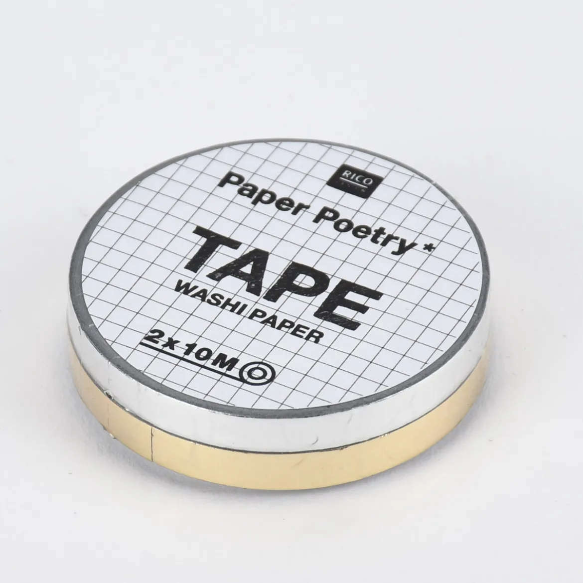 Rico Design Tapes 2er Set Metallic 5mmx10m