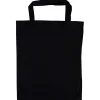 Rico Design Tragetasche Stoffbeutel aus Baumwolle blanko schwarz 38x42cm