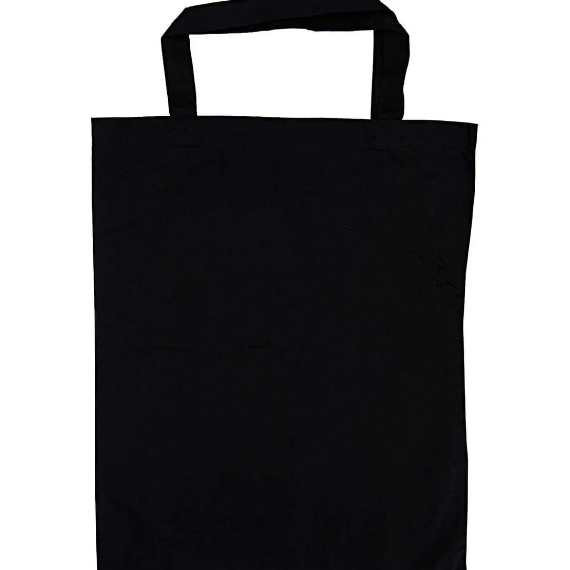 Rico Design Tragetasche Stoffbeutel aus Baumwolle blanko schwarz 38x42cm