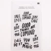 Rico Design Transfermotiv Bogen mit 6 Designs Good Things are Coming für Keramik 10x15cm