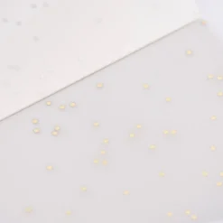 Rico Design Transparentpapierblock Punkte gold DIN A4 21x29,5cm