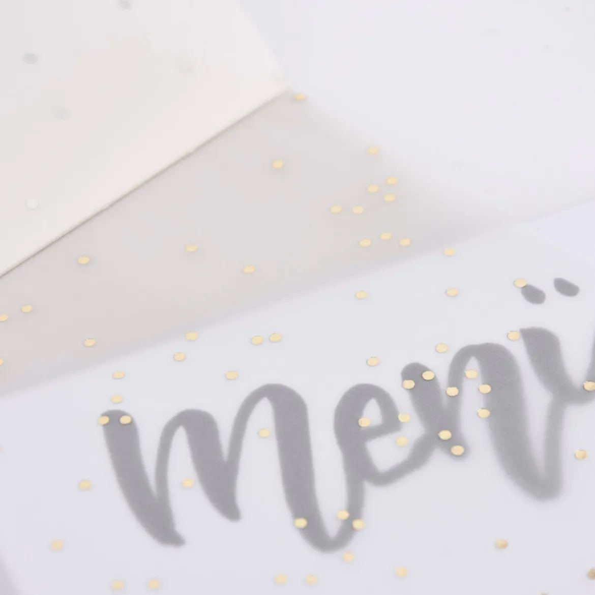 Rico Design Transparentpapierblock Punkte gold DIN A4 21x29,5cm