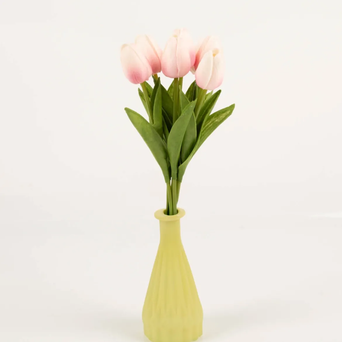Rico Design Tulpenstrauss mit 7 Blüten Kunstblumen rosa 33,5cm