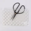 Rico Design Utensilientasche Transparent Punkte weiß 13x20,7cm