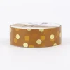 Rico Design Washi Tape Struktur Punkte senfgelb-gold 1,5cmx10m