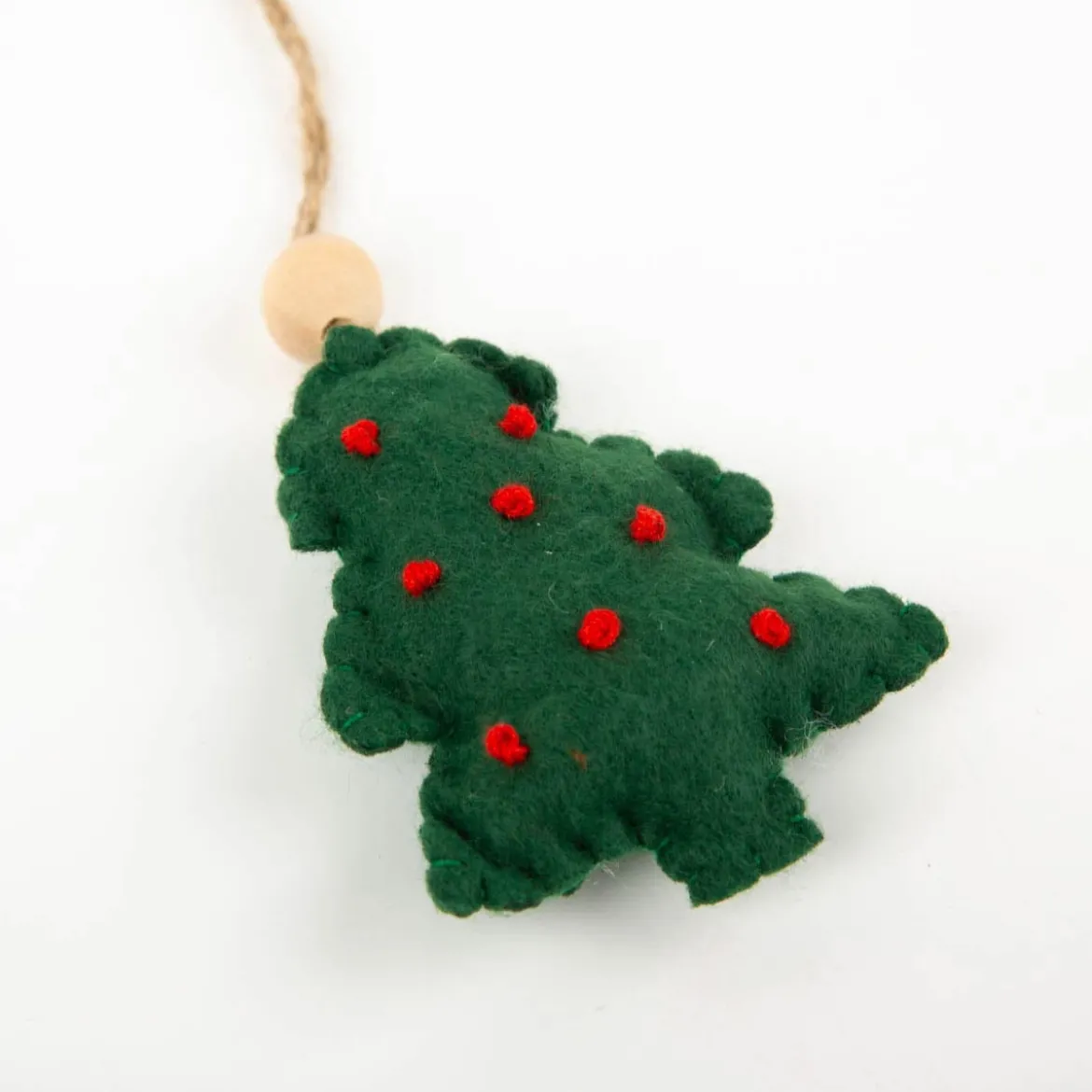 Rico Design Weihnachtshänger Filztannenbaum grün 8,x2,5x6cm