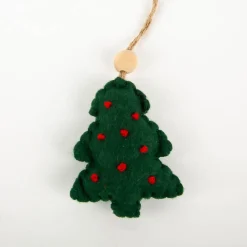Rico Design Weihnachtshänger Filztannenbaum grün 8,x2,5x6cm