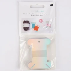 Rico Design Wickelkärtchen 10 Stück irisierend 5x7cm